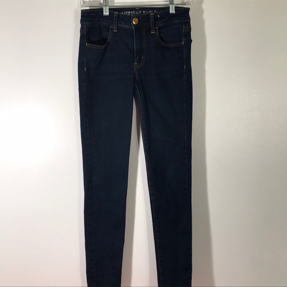 American eagle super stretch hi rise jegging size 4